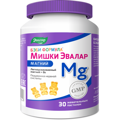 Бэби Формула Мишки Магний Эвалар