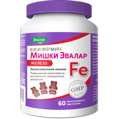 Бэби Формула Мишки Железо Эвалар